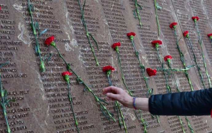 Homenaje a las víctimas del franquismo.