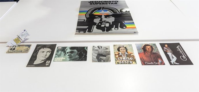 Materiales donados por Óscar Francés Blanes, sobrino del artista, al Museo Camilo Sesto