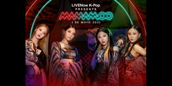 1. El fenómeno K-Pop Mamamoo salta al streaming con un show en LIVENow