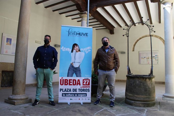 Presentación del concierto de Aitana en Úbeda.