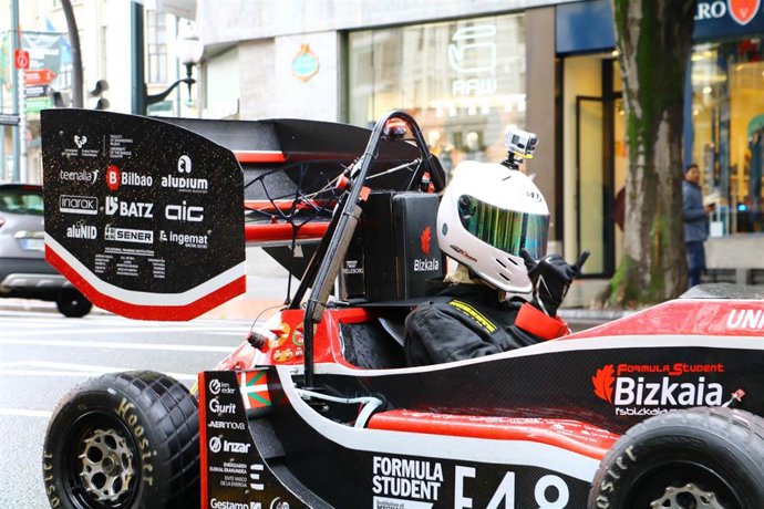 Archivo - Imagen de un monoplaza Formula Student Bizkaia.
