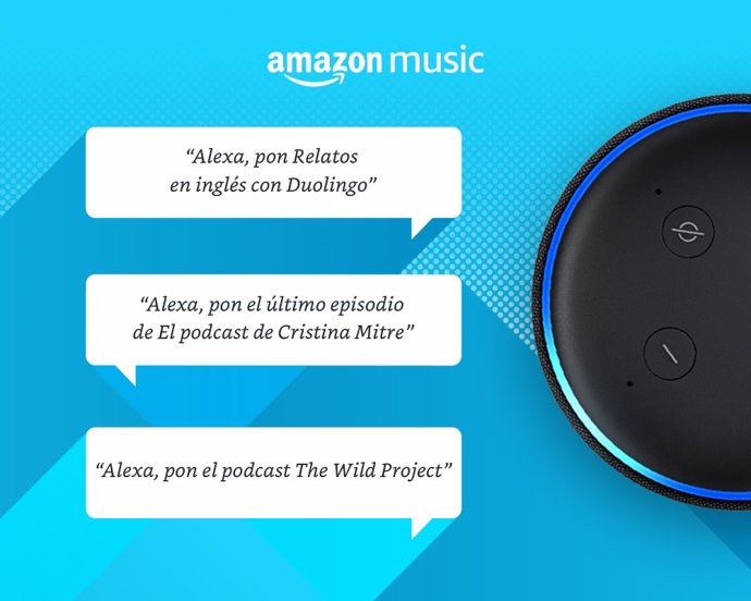 Amazon Music anuncia la llegada de podcasts para sus usuarios en España