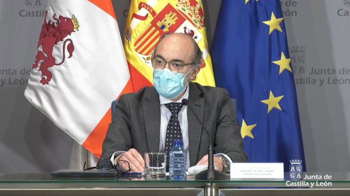 Captura de pantalla de la rueda de prensa de Javier Ortega.