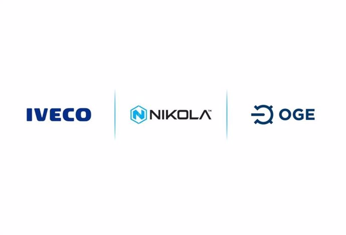 Logos de Iveco, Nikola y OGE.