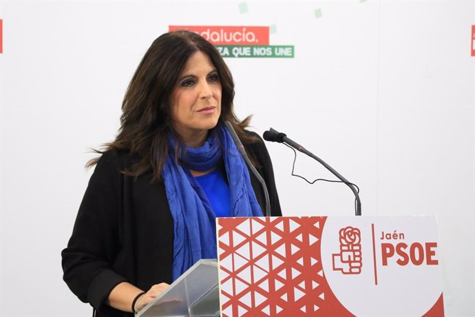 Archivo - La coordinadora del Grupo Parlamentario del PSOE de Jaén, Ángeles Férriz/Archivo