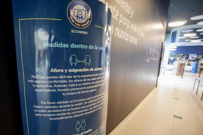 Archivo - Instalaciones del cine Cinesa.