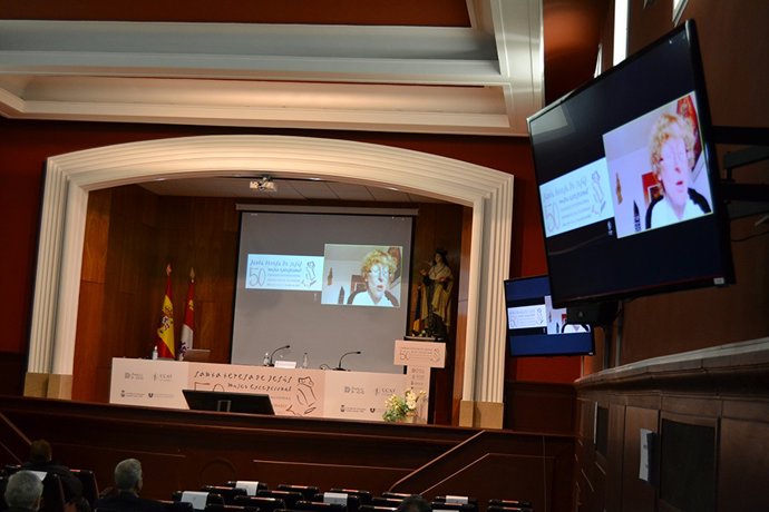 La doctora alemana Marianne Schlosser ha participado en el Congreso Internacional 'Mujer Excepcional. Cincuenta años del Doctorado de Santa Teresa de Jesús'.