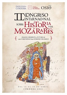 Cartel del II Congreso Internacional sobre Historia de los Mozárabes.