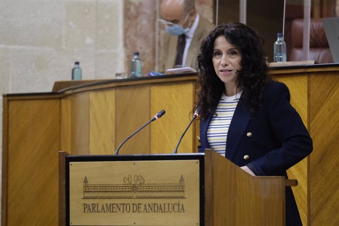 Rocío Ruiz, este miércoles en el Parlamento