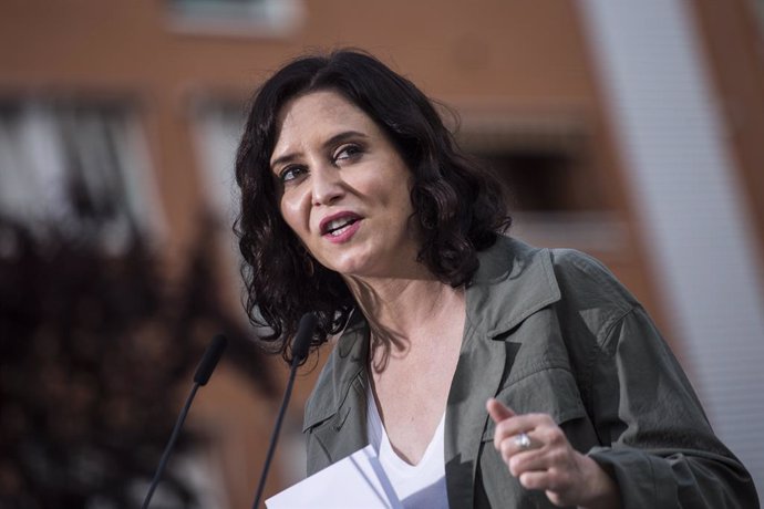 La presidenta de la Comunitat de Madrid i candidata a la reelecció, Isabel Díaz Ayuso