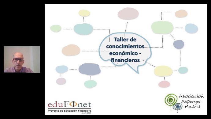 El Proyecto Edufinet de Unicaja acerca por primera vez la educación financiera a la Asociación Asperger de Madrid