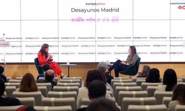 La candidata de Más Madrid a la Presidencia de la Comunidad, Mónica García, responde a las preguntas de Europa Press Madrid