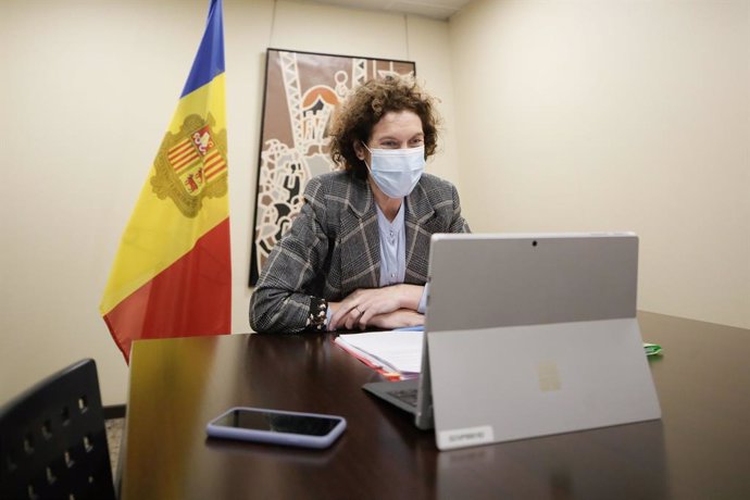 Arxiu - La ministra d'Afers Exteriors d'Andorra, Maria Ubach.
