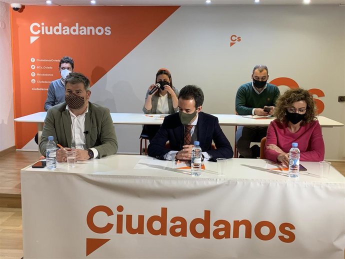 Junta directiva de Ciudadanos en Asturias.