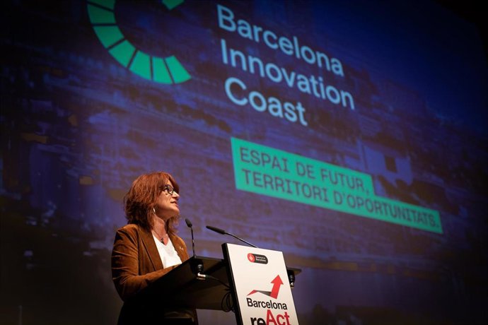La teniente de alcalde de Agenda 2030, Transición Digital, Deportes y Coordinación Territorial y Metropolitana del Ayuntamiento de Barcelona, ??Laia Bonet durante la presentación de Barcelona Innovation Coast (BIC) en el marco de las Jornadas de trabajo