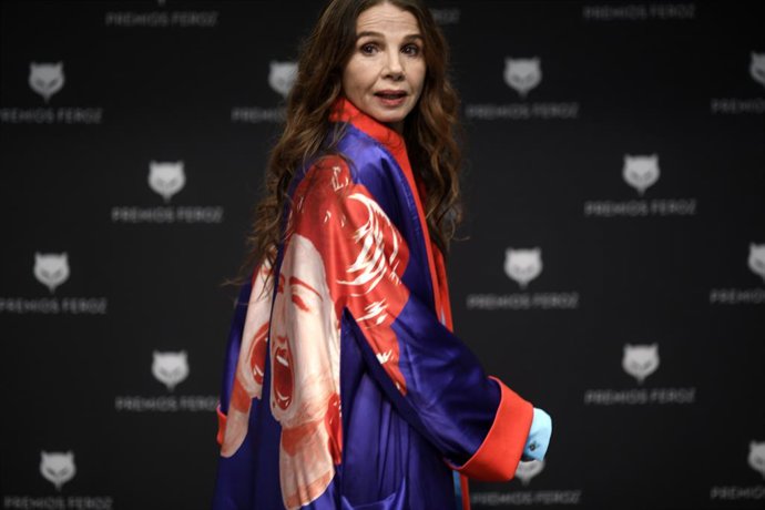 Archivo -  Victoria Abril recibió el Premio Feroz de Honor 2021 el pasado mes de enero, en reconocimiento a su trayectoria profesional, con cerca de un centenar de películas y una veintena de series de televisión.