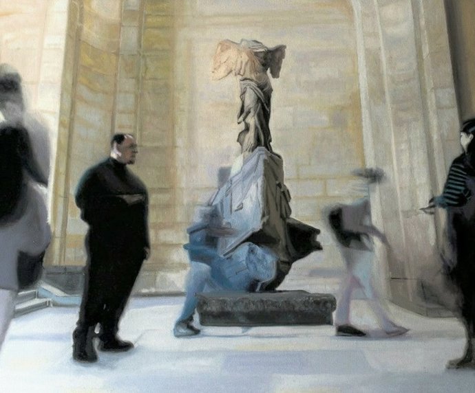 Imagen de un cuadro de la exposición "Dans le Musée"