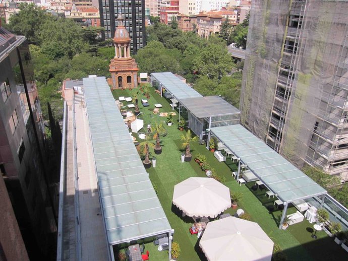 Archivo - Terraza de ABC Serrano en Madrid