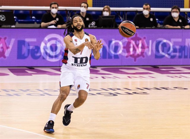 Archivo - Pierria Henry durante un partido del TD Systems Baskonia