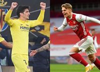 Villarreal-Arsenal y Manchester United-Roma, semifinales de la Liga Europa