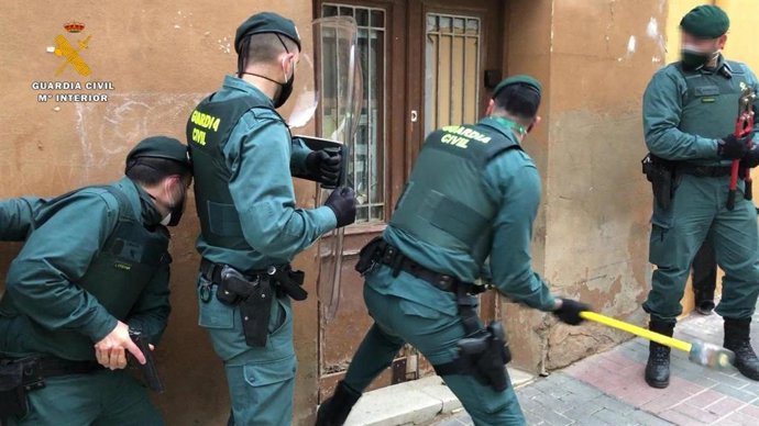 Intervención de la Guardia Civil