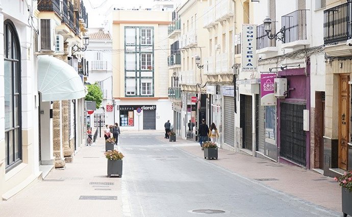 Archivo - Comercios en Coín (Málaga)