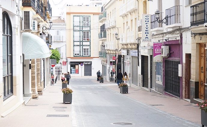 Archivo - Comercios en Coín (Málaga)
