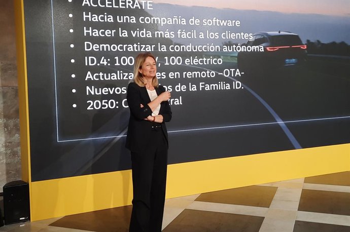 Laura Ros, directora general de Volkswagen en España.