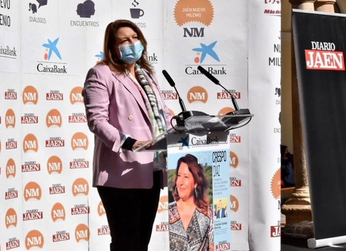 La consejera de Agricultura, Carmen Crespo, durante su intervención