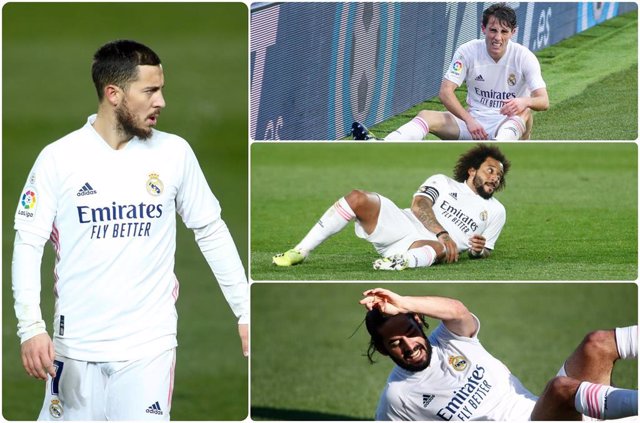 Hazard, Odriozola, Marcelo e Isco (Real Madrid)