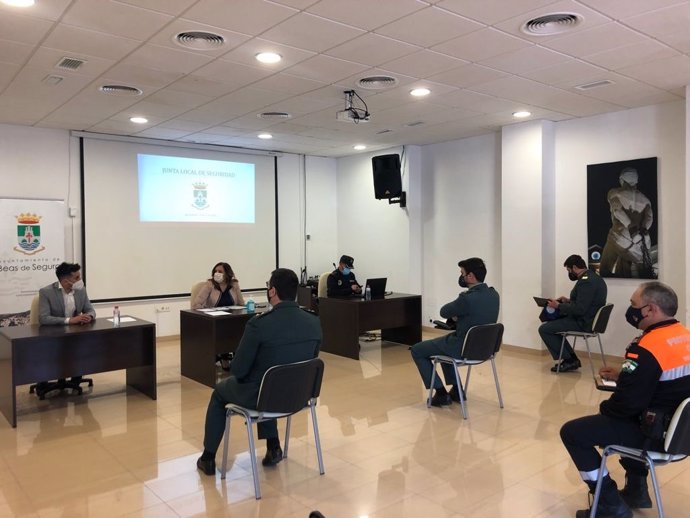 Reunión de la Junta Local de Seguridad Ciudadana de Beas de Segura.