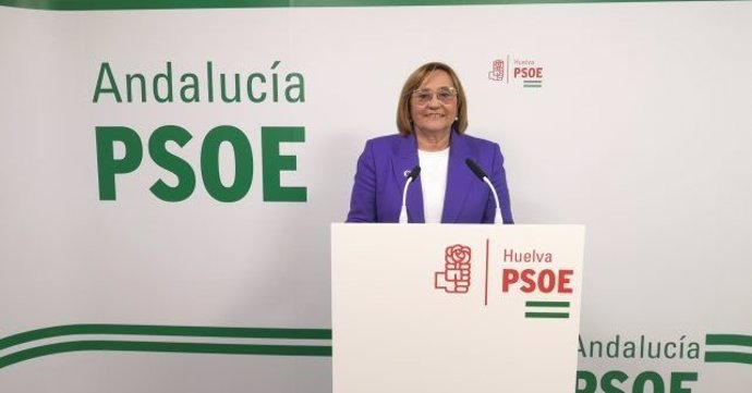 La coordinadora general del PSOE de Huelva y diputada nacional, María Luisa Faneca.