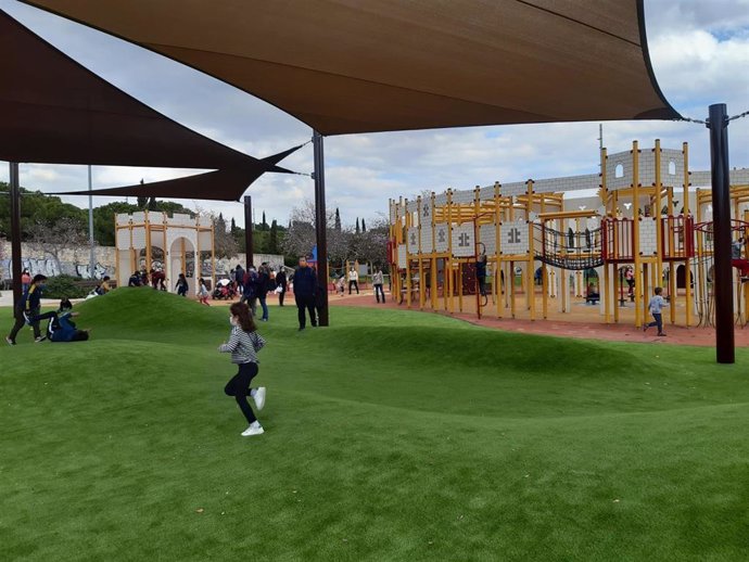 El primer parque infantil accesible e inclusivo de Palma.