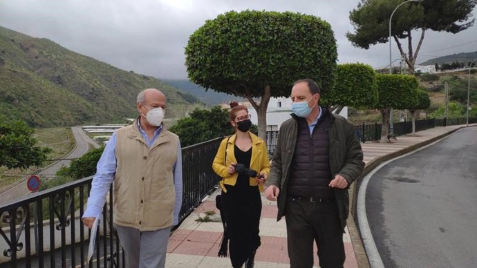 Visita de Vox a Albuñol