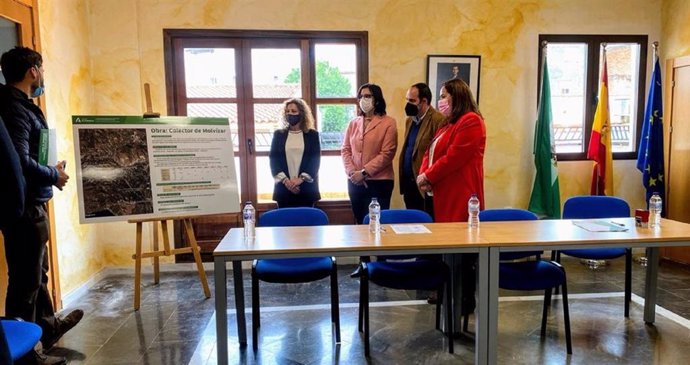 Entrega del nuevo colector de aguas residuales de Molvízar y del núcleo de Lobres, en el municipio de Salobreña