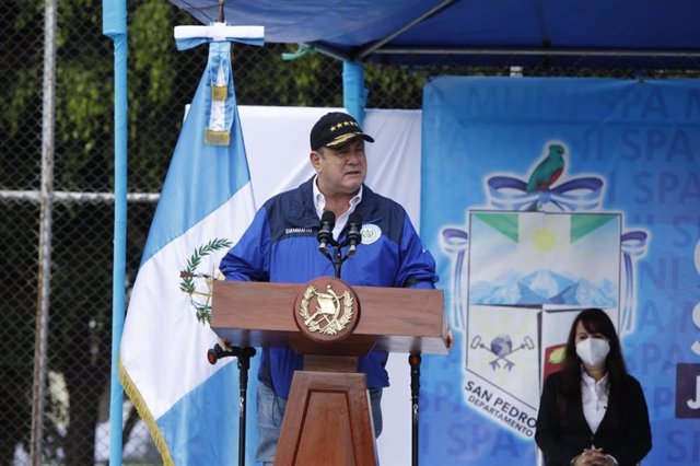 Archivo - Alejandro Giammattei, presidente de Guatemala