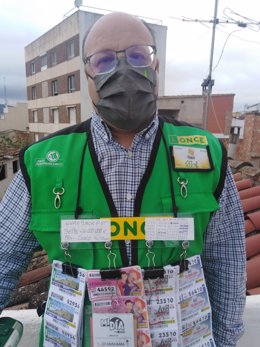 Raúl Valiente, vendedor de la ONCE que ha vendido el Cuponazo