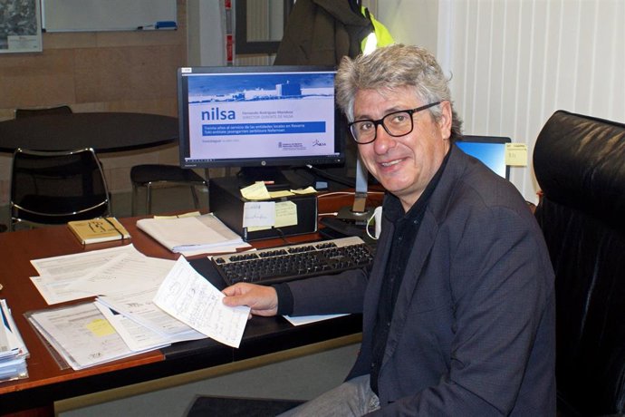 El gerente de NILSA, Fernando Mendoza, durante su intervención en el foro virtual Investagua