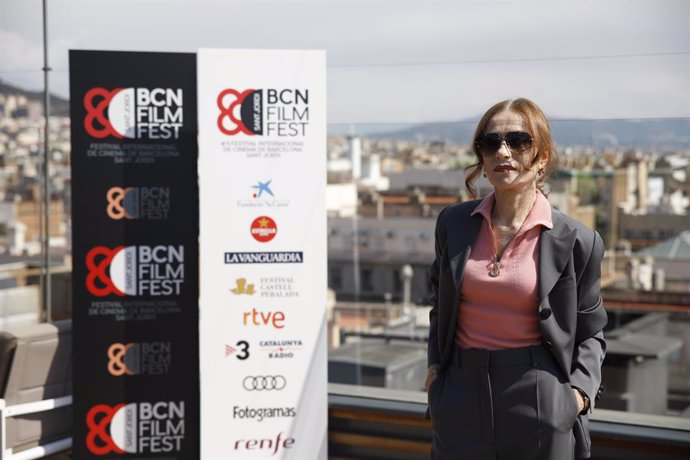 L'actriu francesa Isabelle Huppert acudeix al BCN Film Fest