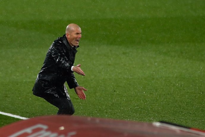 El entrenador del Real Madrid, Zinédine Zidane