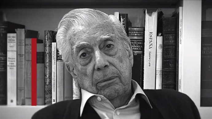 Archivo - El escritor Mario Vargas Llosa en un vídeo por el Día de la Constitución de 2020