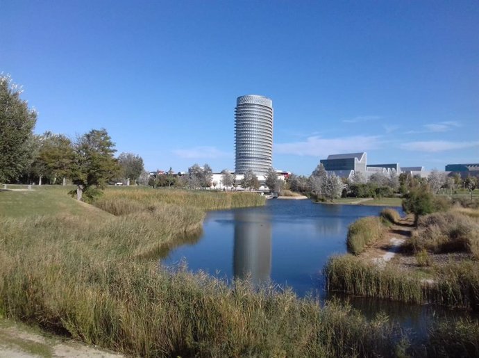 Parque del Agua Luis Buñuel de Zaragoza.