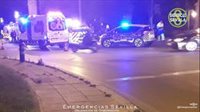 Un conductor que supera la tasa de alcohol permitida choca contra otro, vuelca y deja tres heridos leves en Sevilla