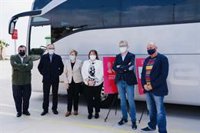 Un servicio de autobuses gratuitos facilitará el acceso a los puntos de vacunación en IFA y Ciudad de la Luz de Alicante