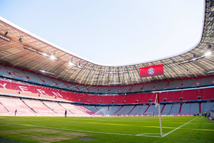 General view ahead of the German championship Bundesliga football match between Bayern Munich and Union Berlin on April 10, 2021 at Allianz Arena in Munich, Germany - Photo Florian Pohl / City-Press GmbH / Pool / firosportphoto / DPPI