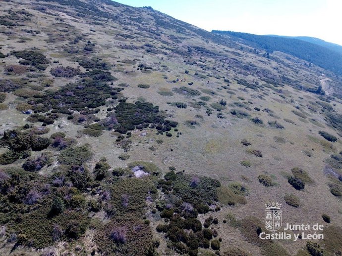 Paraje donde han rescatado al parapentista.