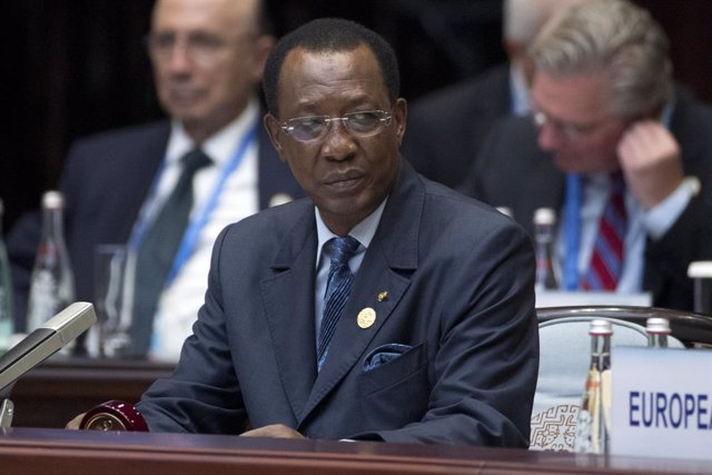 Archivo - El presidente de Chad, Idriss Déby