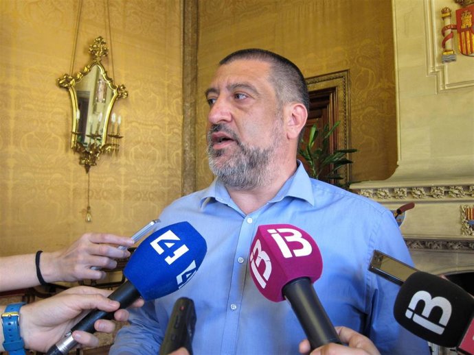 Archivo - El portavoz de Podemos Palma, Jesús Jurado. Archivo.