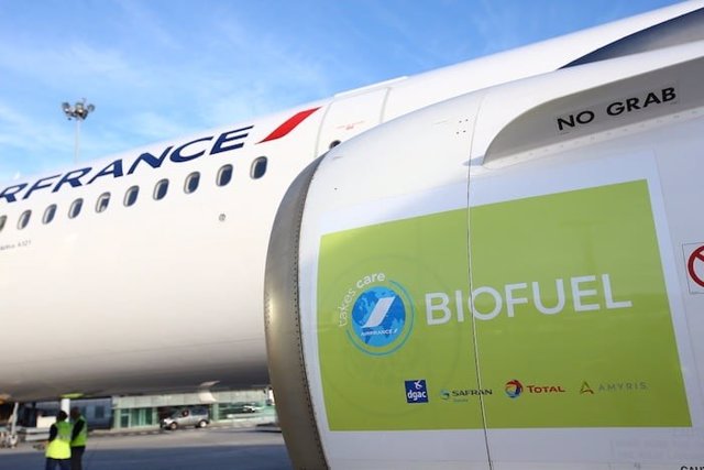 Air Francia promueve la investigación en biocombustibles para alcanzar una aviación sostenible