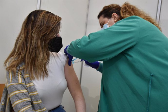 Vacunación de docentes en Talavera